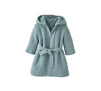 VERTBAUDET Peignoir bébé animal en gaze de coton bio* bleu canard 36M(97CM)
