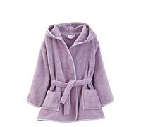 VERTBAUDET Peignoir de bain enfant à capuche parme 4A