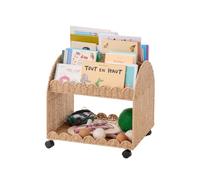 VERTBAUDET Petit Rangement Livre Corde Feston Enfant Métal Beige TU