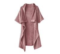 VERTBAUDET Plaid À Manches Et Capuche Animal Microfibre Parme foncé 6/8A