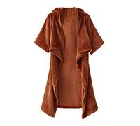 VERTBAUDET Plaid À Manches Et Capuche Animal Microfibre Roux 3/4A