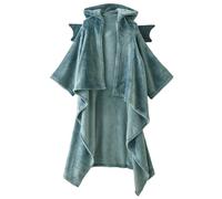 VERTBAUDET Plaid À Manches Et Capuche Animal Microfibre Vert 10/12A