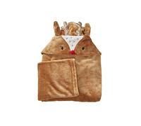 VERTBAUDET Plaid à Manches Renne Caramel S