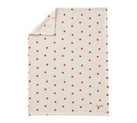 Plaid imprimé polaire personnalisable rouge imprimé 100x150