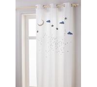 VERTBAUDET Rideau tamisant comme Une étoile Blanc 105X240