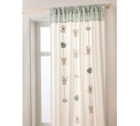 VERTBAUDET Rideau tamisant Guirlande dans Les Bois Vert Sauge 135X180