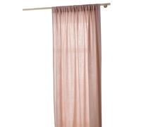 Rideau tube tamisant en gaze de coton 140x260