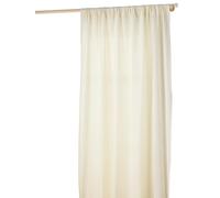 VERTBAUDET Rideau Tube Tamisant en Gaze De Coton Blanc 140x260