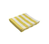 VERTBAUDET Serviette de bain rayée TRANSAT, avec coton recyclé rayé jaune 70X140