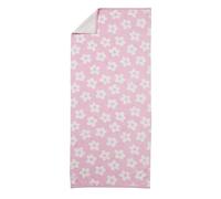 VERTBAUDET Serviette de plage/de bain avec coton recyclé mauve 70X140