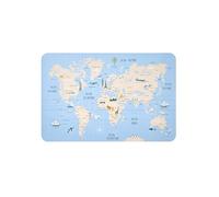 VERTBAUDET Sous Main Mappemonde bleu imprimé TU