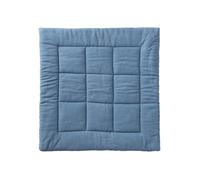VERTBAUDET Tapis de Sol/Fond de Parc uni Gaze et Percale de Coton Indigo 100X100