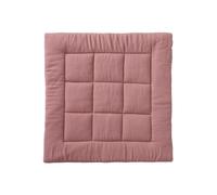 VERTBAUDET Tapis de Sol/Fond de Parc uni Gaze et Percale de Coton Terracotta 100X100