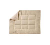 VERTBAUDET Tapis de Sol/Fond de Parc uni Gaze et Percale de Coton Vanille 100X100
