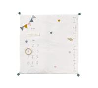 VERTBAUDET Tapis Photo bébé écru/Vert TU