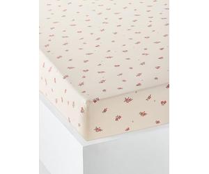VERTBAUDETDrap Housse Enfant Gipsy, avec Coton recy eige imprimé90X200