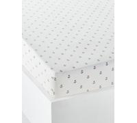 VERTBAUDETDraps Housse Enfant India Blue avec Coton recy lanc imprimé90X190