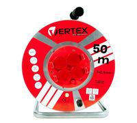 Vertex Enrouleur électrique 4 prises - 50 m