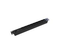 Vertiv PowerGo EP0G81A0 PDU Rack Basic 1U 230V 16A, 9 IEC C13 Verrouillables, 3.6kW, Entrée Schuko, Câble 3m, Conforme CE/FCC/IEC 62368-1/RoHS
