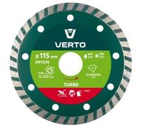 Verto - Disque Diamant Turbo 115 Mm Pour Béton Et Pierre