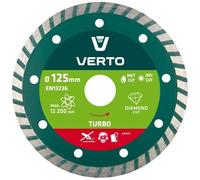 Verto - Disque Diamant Turbo 125 Mm Pour Béton Et Pierre