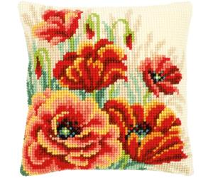 Vervaco 1-Pièce Coussin Coquelicots II
