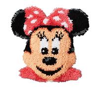 Vervaco Kit de Crochet de Verrouillage, Coussin en Forme, Disney, Minnie Mouse