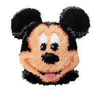 Vervaco Kit de Crochet de Verrouillage, Tapis en Forme, Disney, Mickey Mouse