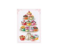 Vervaco, kit point de croix compté, quelqu'un pour un cupcake?, multi-couleurs Multi G