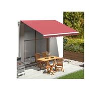Vervangingsdoek voor luifel 4x3,5 m bordeauxrood311968