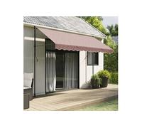 vidaXL Toile de cantonnière Marron