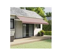 vidaXL Toile de cantonnière Marron