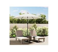 Vidaxl Tissu De Remplacement Pour Parasol D'extérieur Blanc 300 Cm