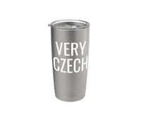 Very Czech Czechia Czech Republic Gobelet isotherme en acier inoxydable double paroi