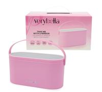 verybella Boîte de beauté au Design innovant avec Miroir Amovible Rotatif Pliable et avec lumières LED Beauty Case avec poignée Pratique, Sac de Maquillage, Dimensions compactes, 116 x 235 x 104 cm