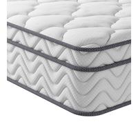 Vesgantti Matelas 120 x 200 cm Hauteur 22 cm H3 7 Zones Matelas orthopédique en Mousse à Froid à fermeté Moyenne Certifié Öko-Tex Classique BoxTop