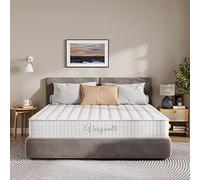 Vesgantti Matelas 120x200cm, 20cm Épaisseur, Matelas à Ressorts ensachés Indépendant, Confort 7 Zones de dureté H3, Soutien Parfait, Respirant, Oeko-tex (Blanc, Tight Top)