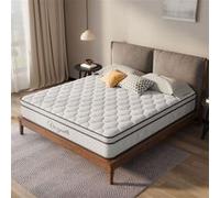 Vesgantti Matelas 120x200cm, 26cm Épaisseur, Matelas à Ressorts Ensachés Indépendant, Multicouches Extra Confort 7 Zones, Ferme Moyenne, Orthopédique, Oeko-tex, Box-Top