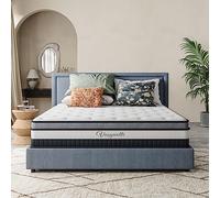 Vesgantti Matelas 120x200cm, 30cm Épaisseur, Matelas à Ressorts Ensachés Indépendant, Multicouches Extra Confort 7 Zones, Ferme Moyenne, Orthopédique, Oeko-Tex (H3, Box-Top Nova Luxe)