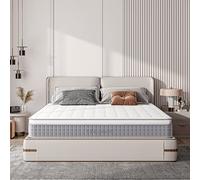 Vesgantti Matelas 120x200cm, Épaisseur 25cm, Matelas à Ressorts Ensachés en Mousse Mémoire de Forme, 7 Zones de Confort, Ferme Moyenne, Orthopédique, Oeko-Tex (H3, Box-Top Nova Fashion)