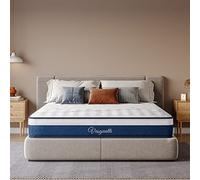 Vesgantti Matelas 120x200cm, Épaisseur 26cm, Vague Matelas à Ressorts Ensachés 7 Zones Premium, Technologie Multi-Densité, Ergonomique Hypoallergénique(Tight Top)