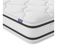 Vesgantti Matelas 140x190cm, 20cm Épaisseur, Matelas à Ressorts ensachés Indépendant, Confort 7 Zones de dureté H4, en Mousse à Froid, Oeko-tex