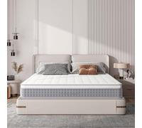 Vesgantti Matelas 90x200cm, Épaisseur 25cm, Matelas à Ressorts Ensachés en Mousse Mémoire de Forme, 7 Zones de Confort, Ferme Moyenne, Orthopédique, Oeko-Tex (H3, Box-Top Nova Fashion)