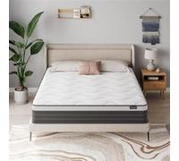Vesgantti Matelas hybride à ressorts ensachés et mousse mémoire de forme 140x190cm Épaisseur 26cm 7 zones
