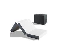 Vesgantti Matelas Pliable 135x190x15cm, Matelas d'Appoint en Mousse à Mémoire de Forme en Gel, Amovible et Lavable avec Sac de Transport, Idéal pour