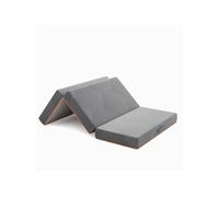 Vesgantti Matelas Pliable 90x200x15cm, Matelas d'Appoint Pliant en Mousse à Mémoire de Forme en Gel, Amovible et Lavable, Idéal pour Voyages, Camping, Lit d'appoint, Oeko-Tex - Gris