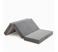 Vesgantti Matelas Pliable 90x200x15cm, Mousse à Mémoire de Forme en Gel, Amovible et Lavable, Idéal pour Camping, Lit d'appoint