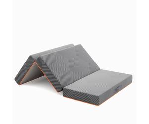 Vesgantti Matelas Pliable 90x200x15cm, Mousse à Mémoire de Forme en Gel, Amovible et Lavable, Idéal pour Camping, Lit d'appoint
