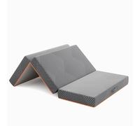 Vesgantti Matelas Pliant en 3 Parties en Mousse Gel pour Voyage, Camping, Sol, lit d'invité, Housse Lavable, certifié Öko-Tex (15 cm, 90 x 200 x 15 cm)