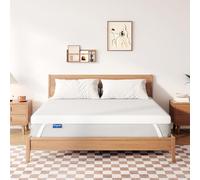 Vesgantti Surmatelas 140 x 200 cm en Gel avec Housse Amovible et Lavable, surmatelas en Mousse Gel H3, pour lit à sommier tapissier et canapé-lit, Hauteur 10 cm, Blanc